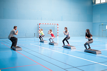 cours de step Sports activités Télécom SudParis