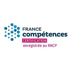 La certification est référencée par France Compétences sous le numéro RNCP36855 (éligible au CPF)