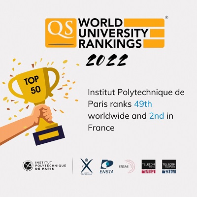 IP Paris dans le Top 50 mondial