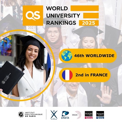 QS WUR 2025: IP Paris dans le top 50 des meilleures universités dans le monde